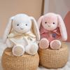 Bunny Toy Plush Doll Shawl Rabbit Sleep Buddy Stuffed Animal Occasions Gift