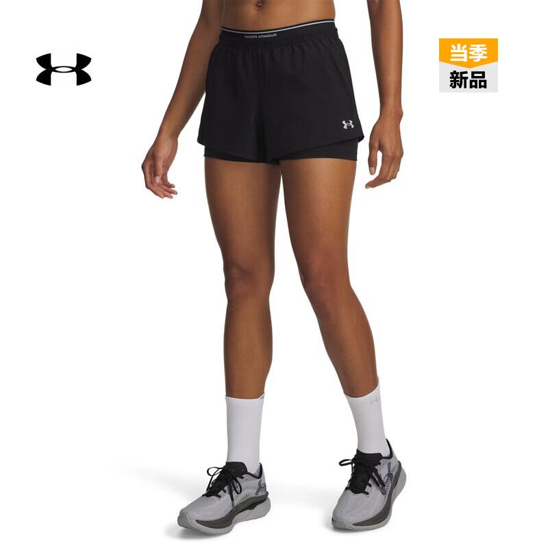 Under Armour Vanish Women s 2-in-1 Training Sport Shorts M