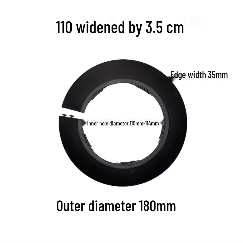 Decorative Pipe Cover Ring for Air Conditioning and Heating Valves