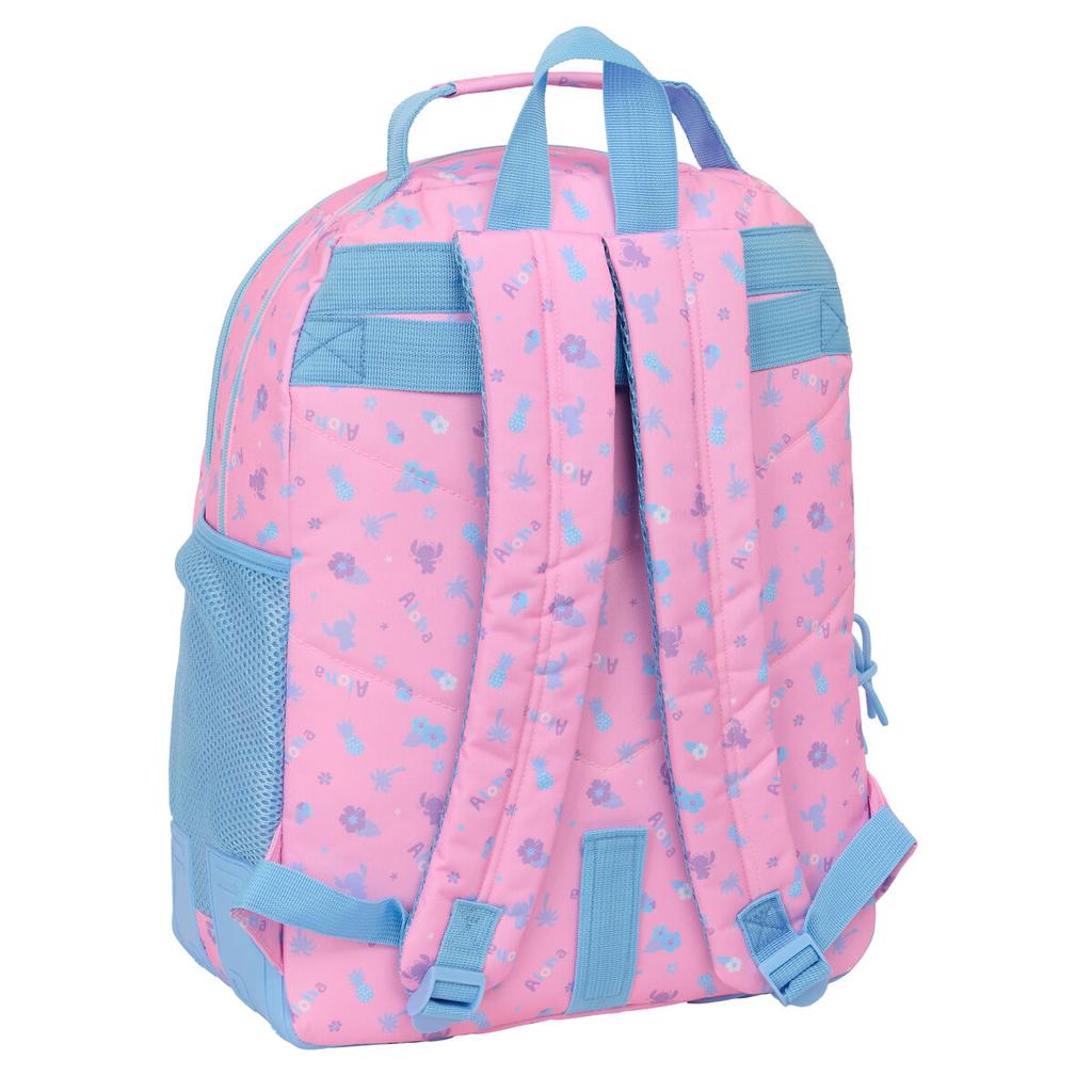 School Bag Lilo & Stitch Bright Pink 32 x 42 x 15 cm
