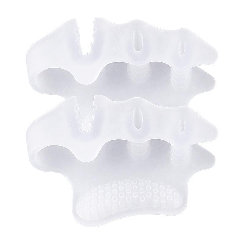 Triple-Hole Foot Arch Splitter with Shock Absorption Massage and Hallux Valgus Corrector Pad