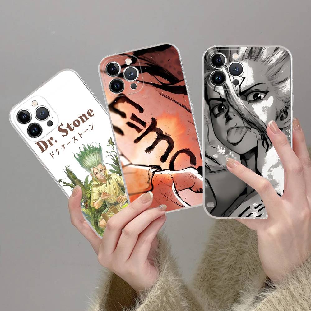 Custodia per Telefono Dr.STONE Per iPhone 17 16 15 14 11 12 13 Mini Pro XS Max Plus Cover Shell