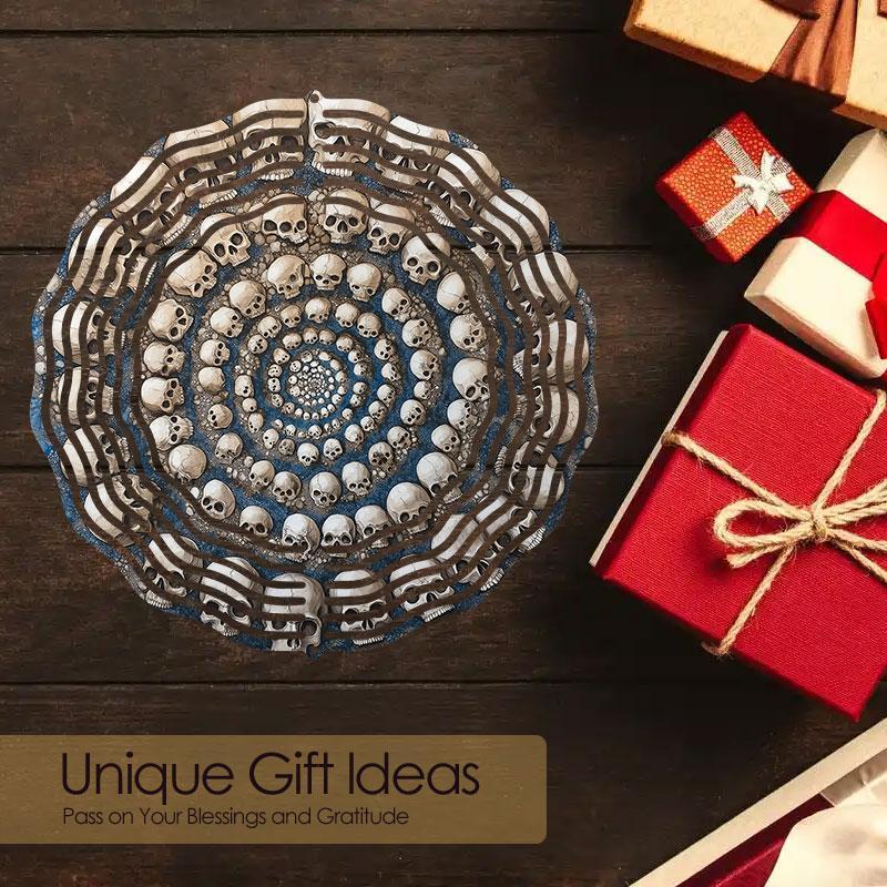 Balkon Bahçe Dekoru için 360 Derece Kancalı 10 İnç Asılı Rüzgar Gülü İlkbahar Yaz Dış Mekan Süsü