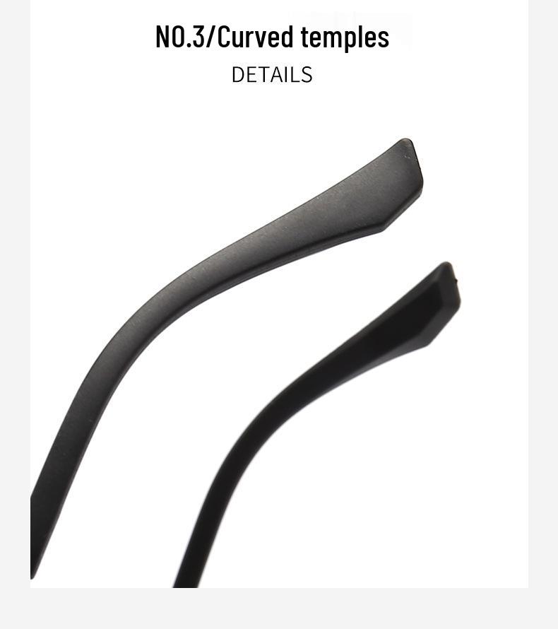 6127 Men's Half-Frame Magnetic Multifunctional Sunglasses: Polarized & Prescription-Compatible