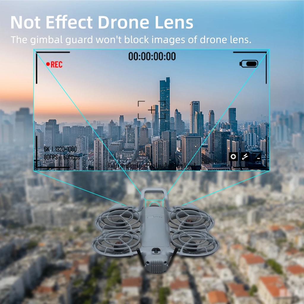 For DJI Neo 2 Gimbal Protection Bar Plastic Neo 2 Anti-Collision Gimbal Lens Guard Drone Accessories