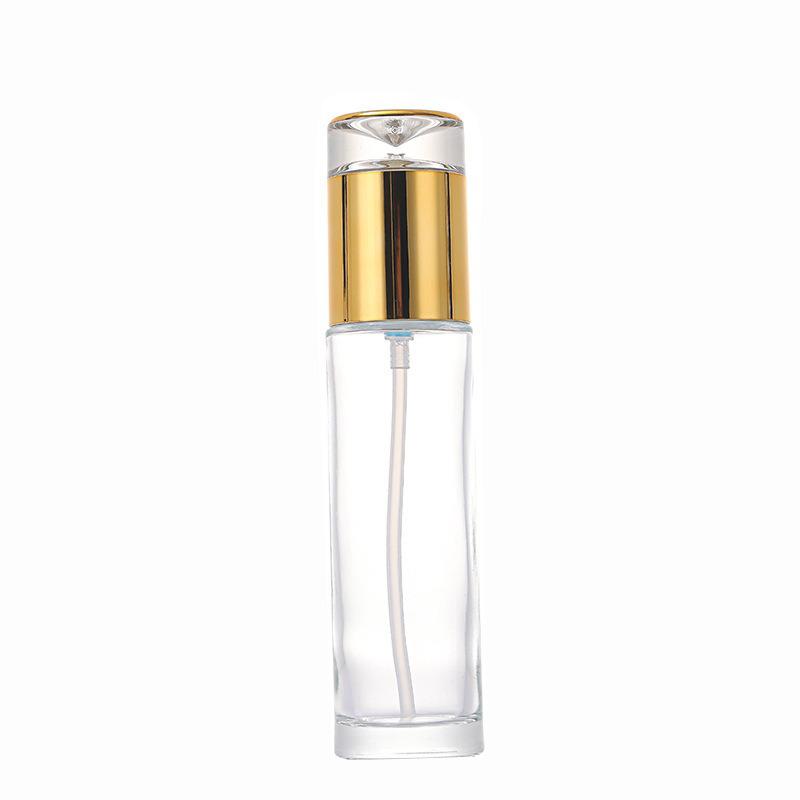 Transparente Glas-Hautpflege-Flaschen-Set: Augencreme, Gesichtscreme, Lotion Spender, Toner Sprühflasche