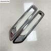 Car Outside Rear Fog Lights Lamps Frame Decoration Cover Trim ABS Chrome Accessories Exterior Kit For Nissan Leaf 2018 - 2024