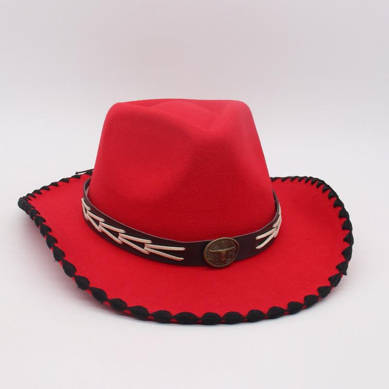 Tibetan Vacation Jazz Hat Direct Supply Top Hat Grassland Windproof Sun Protection Men'S And Women'S Hats Versatile Ethnic Style Jazz Hat