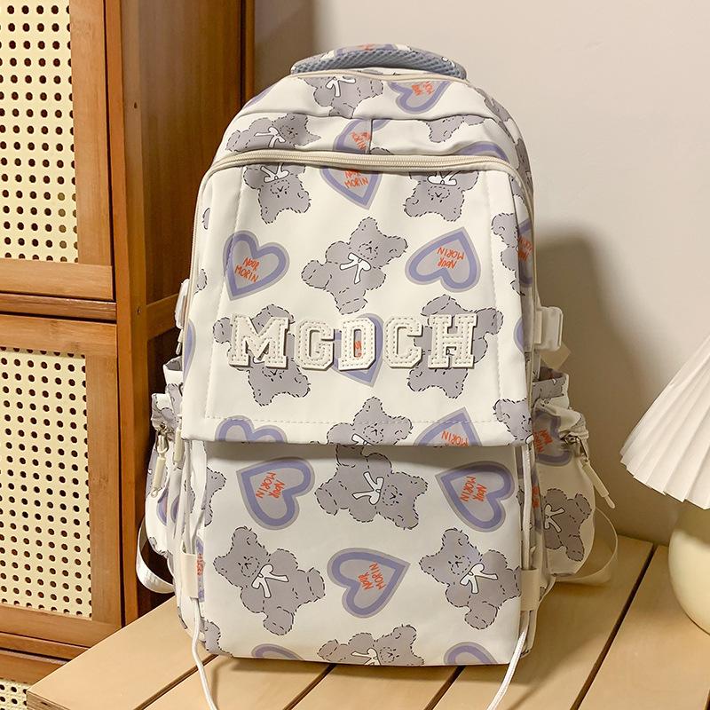 Children Elementary School Girls Junior High School Students Love Backpack High School Students College Students Backpack