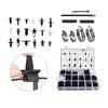 454 Pcs Car Retainer Clips & Plastic Fasteners Kit- Auto  Rivets Set with Hose Clamps Door  Panel