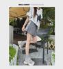 2025 Women's High Waist Striped Bow Shorts: Summer Casual Loose Fit, Wide Leg