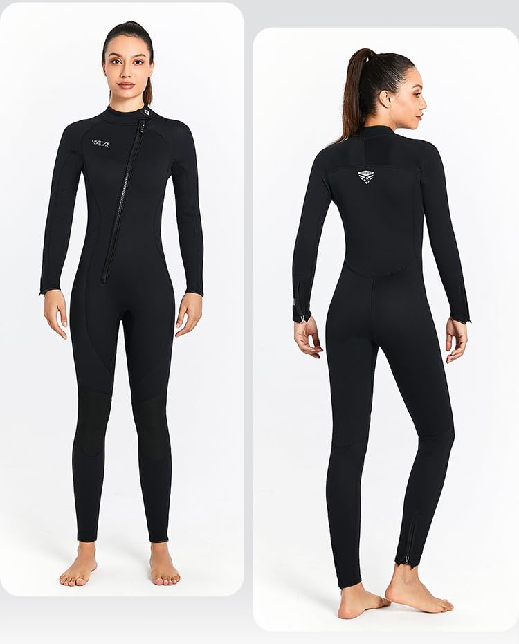 

Wetsuit 3mm Full Suit XS Black Dive&Sail Women s [Used] чёрный