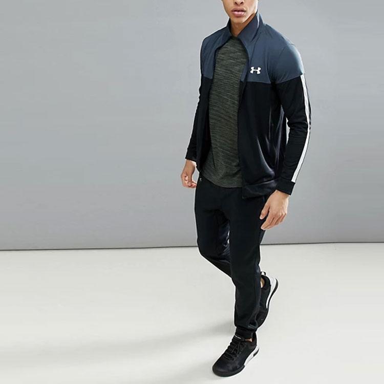 Under Armour Casual Sports Crew Neck Straight T-Shirt Men tops Dark-Green 1289596-330