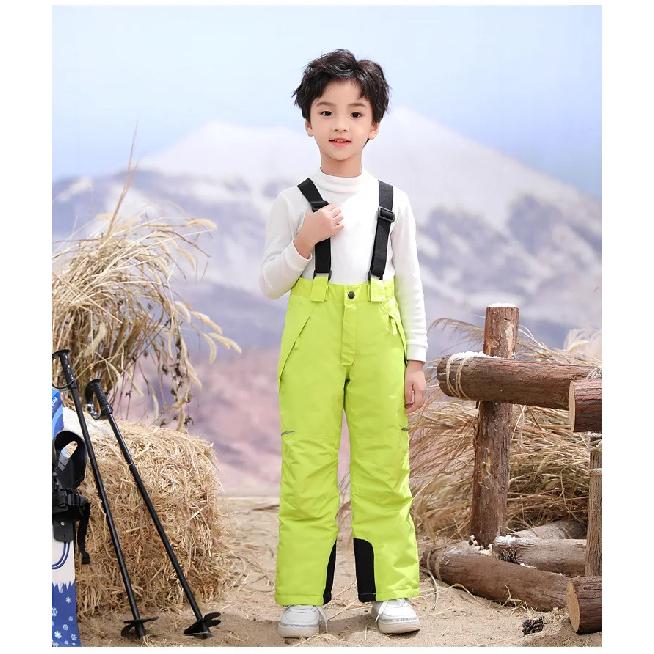Waterproof Sport Girl Snow Pants Warm Boy Ski Trousers Winter Outdoor Children Overalls Windproof Mountain Kids Jumpsuit Clothes