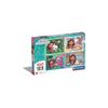Puzzle - CLEMENTONI - Gabby's Dollhouse - 4 In 1 - Less Than 100 Pieces - For Children from 3 Years Old