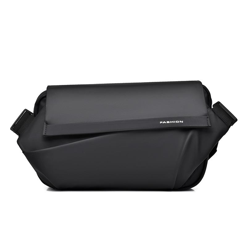 

Большая вместительная нагрудная сумка мужская сумка через плечо мужская сумка через плечо Without Magnetic Closure чёрный