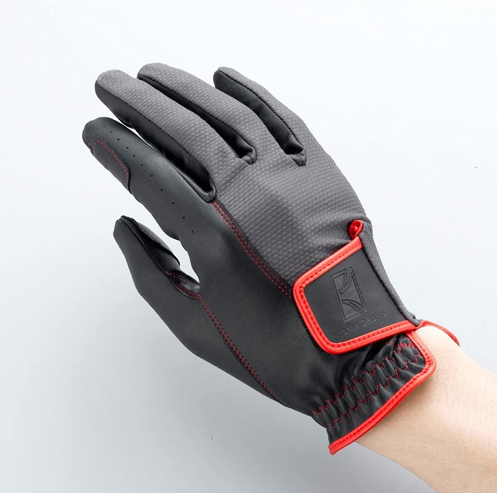 TAMA Drummer's Gloves, "Large," Black, TDG10BKL