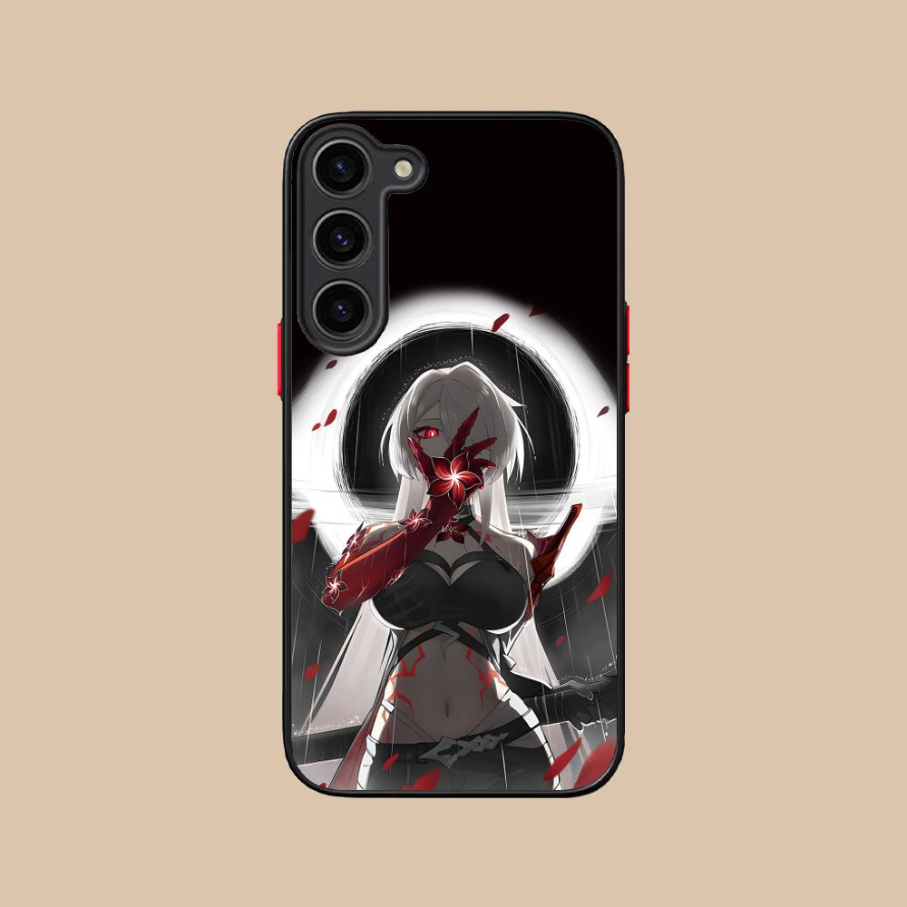 HSR Acheron Silicone Mobile Phone Case for Samsung Galaxy S26 S25 S24 S23 S22 S21 Plus FE Ultra Colorful Cover