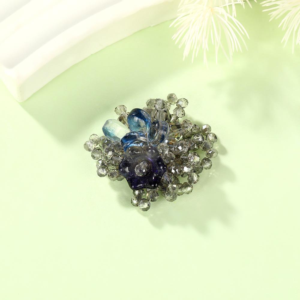 Hand-woven Crystal Lily of the Valley Earring and Shoe Accessory Kit