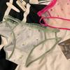 Sweet Style Hollow Out Sexy Underwear for Women In Summer Thin Mesh Low Waist Embroidered Triangle for Women