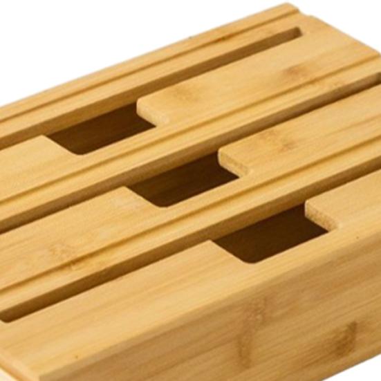 Food Cling Film Cutter Plastic Wrap Dispenser with Slide Cutter Aluminum Foil Dispenser Wall-Mounted Organizer