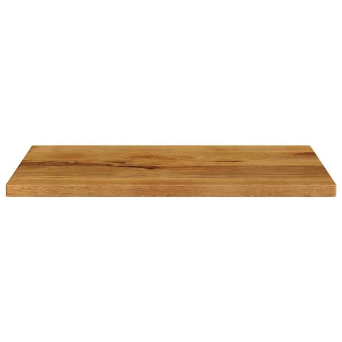 VidaXL Dessus de table 80x60x2,5 cm rectangulaire bois massif manguier, dessus de table en bois, dessus de table basse, 371598