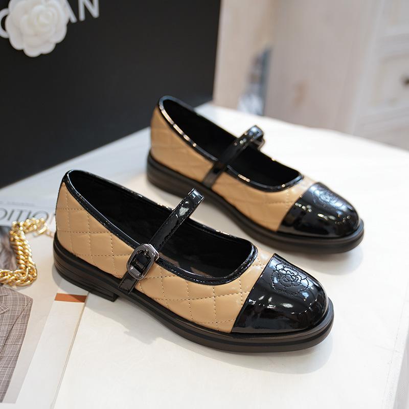 

Модные вышитые балетки с камелиями, женские туфли Мэри Джейн с ремешком, лоскутные туфли, женские лоферы с квадратным носком в стиле Лолита, JK, мокасины, балетки 4.5 хаки