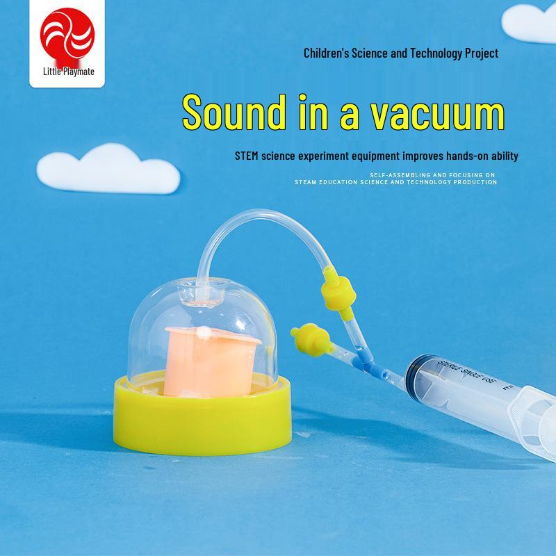 Kid's Vacuum Sound Science Experiment Teaching Puzzle - Handmade Educational Toy