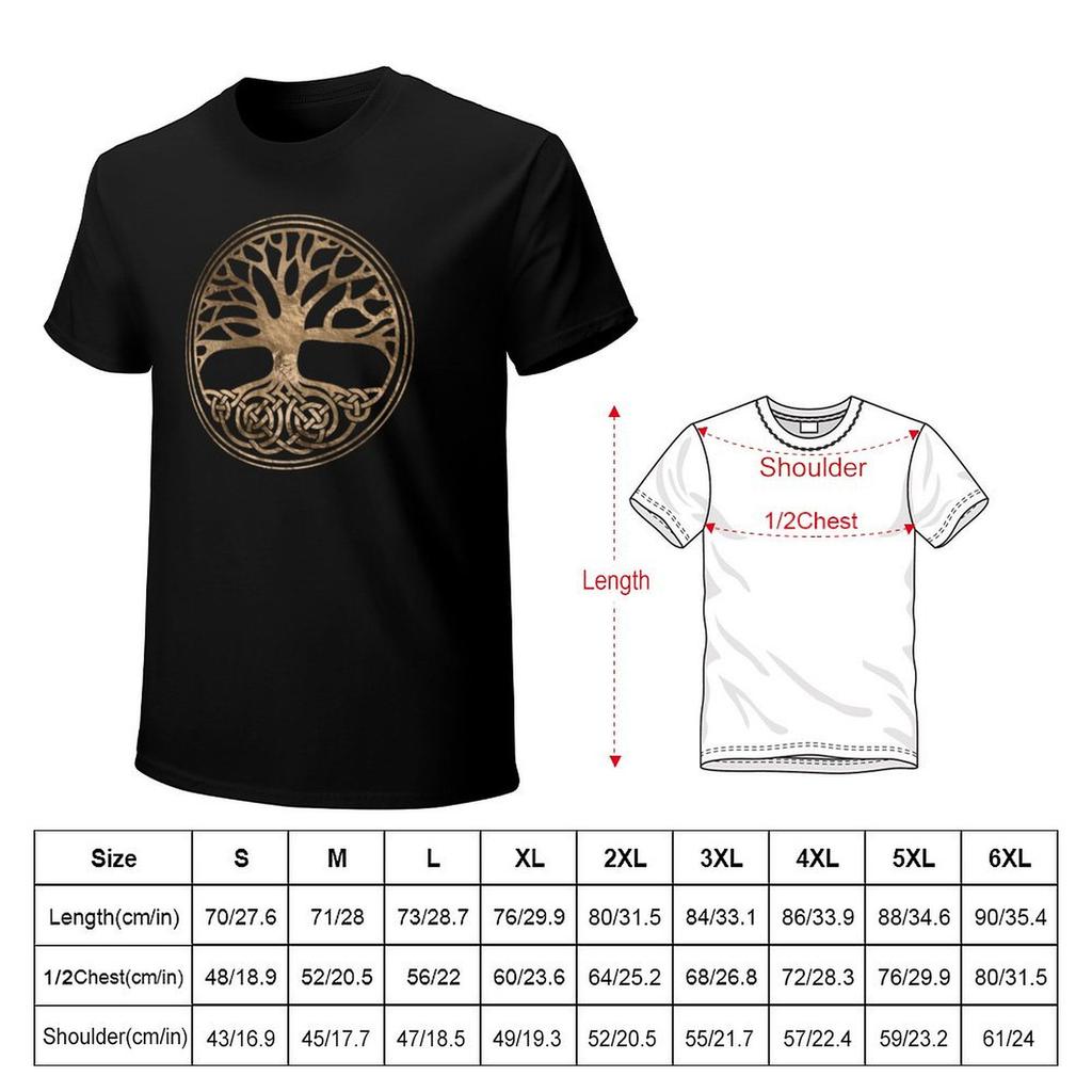Tree of life Yggdrasil TShirt Anime tshirt Personalized tshirt heavyweights Blouse men graphic t shirts