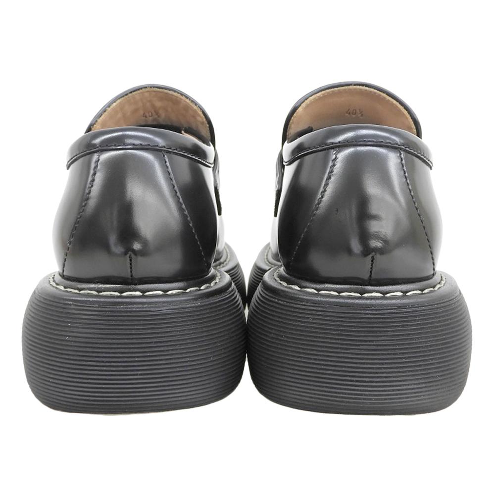 BOTTEGA VENETA Excellent condition SWELL LOFER Swell loafers, men's, black, size 40 1/2 shoes 40 1/2 blackUsed