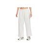 Nike Sportswear Casual Simple Straight Leg Lace-Up Knitted Sweatpants Women pants Sail-White HQ5884-133