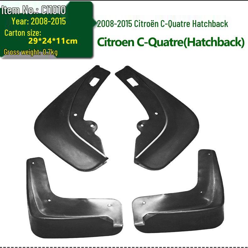Citroen C-Quatre Schrägheck/Limousine 2008-2025 Schmutzfänger