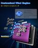 Haute42 Purple Arcade Controller Leverless Arcade Controller Fighting Game Controller with Wind Engine Stroke CNC Aluminum Slim OLED Compatible with