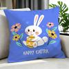 Holiday Easter Cushion Cover Cushion Cover Set 4Pcs 50X50 45X45 40X40 Pillowcase Decorative Sofa Home Decor