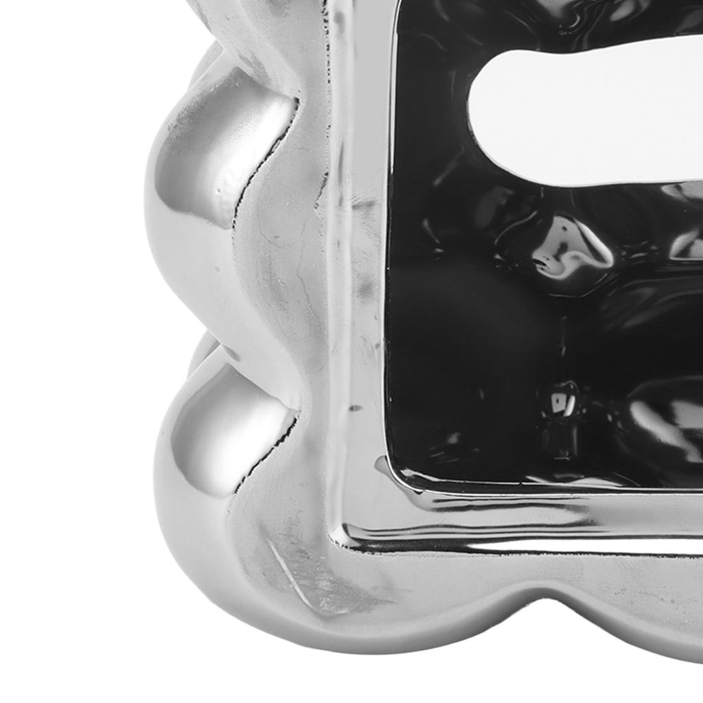 Electroplated Ceramic Tissue Box Case Holder Decorative Elegant Facial Tissue Napkin Dispenser Box