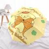 1pc Pompompurin Happy Birthday Automatic Folding Umbrella - Portable 3-Fold Design with 8-Bone Iron Frame, Perfect Gift for Fans, Travelers, Everyday