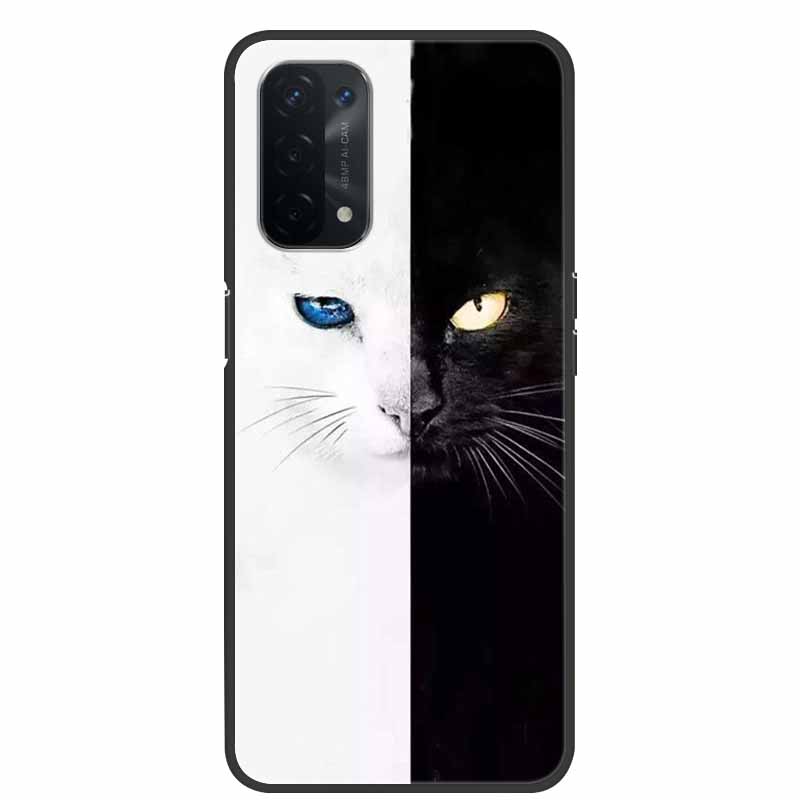 For Oppo A54 5G Case Marble Soft Silicone Back Case for Oppo A55 5G Phone Cover OppoA54 A54 A55 4G 5G 2021 Coque Funda Bag