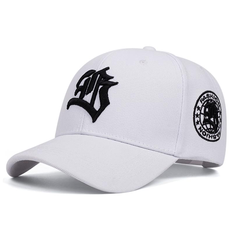 New Creative Skateboard Hat Fb Gothic Letter Embroidered Hiphop Hat Outdoor Leisure Decoration Sunshade Baseball Hat Unisex