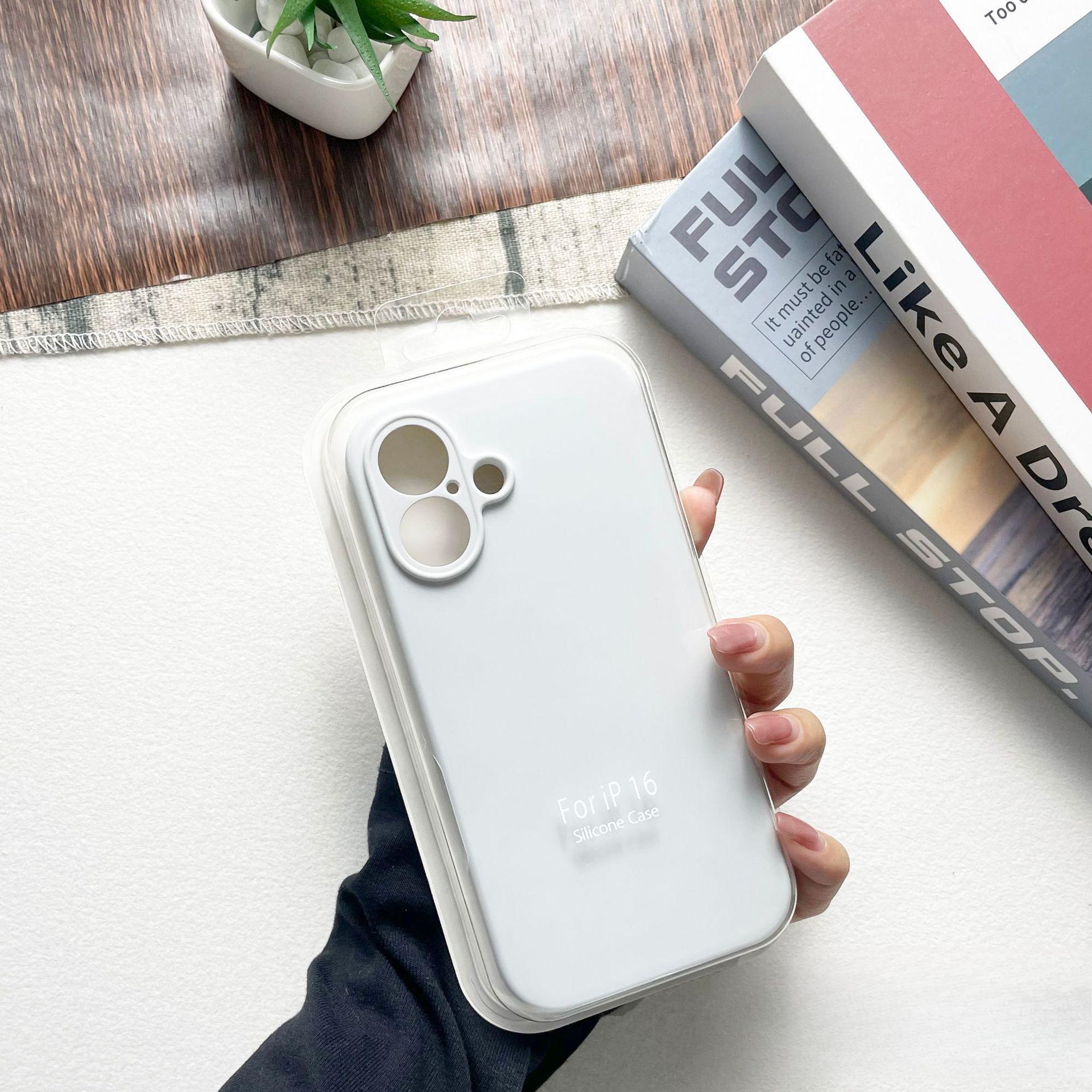 

Liquid Silicone IPhone 16/15/14/13 Box Apple Liquid Silicone Phone Case Anti-drop Protective Case iphone11PROMAX (6.5 inch)