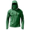 Men's Casual Long Sleeve Hoodie Sun Protection Shirt with Independent Day Print Lightweight Breathable Outdoor Sportswear