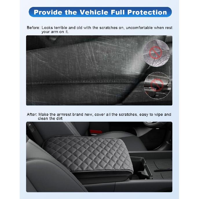 CDEFG Compatible With 2024 2025 2026 Hyundai Santa Fe Center Console Cover For 2025 Hyundai Santa Fe MX5 Accessories Armrest Cover 2025 Santa Fe