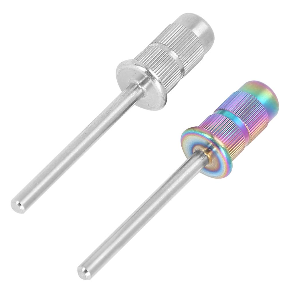Nail Art Mandrel Bit Stainless Steel Nail Drill Bits Manicure Tool Accessory for Sanding Band