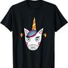 Not Cute Just Psycho - Crazy Unicorn, Angry Unicorn T-Shirt
