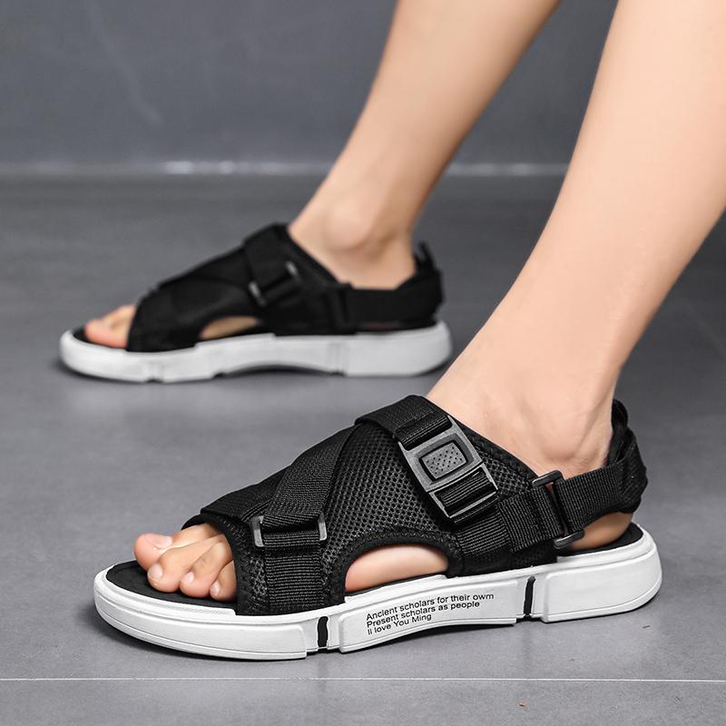 Men's Sandals Comfortable Anti Slip Soled Men's Shoes Breathable Versatile Beach Shoes Lightweight Fashionable Casual Slippers