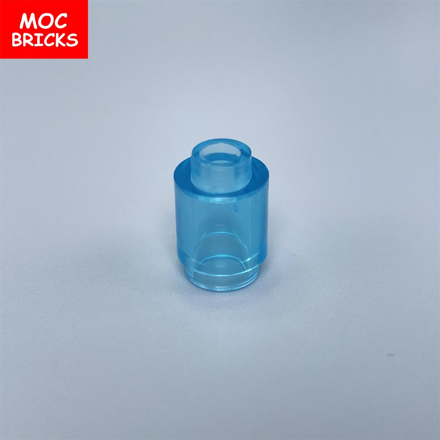 

10pcs MOC Bricks Round Brick 1x1 Transparent Clear 3062 18860 30068 Learning-Focused Constructing Blocks Toys Kids Gifts