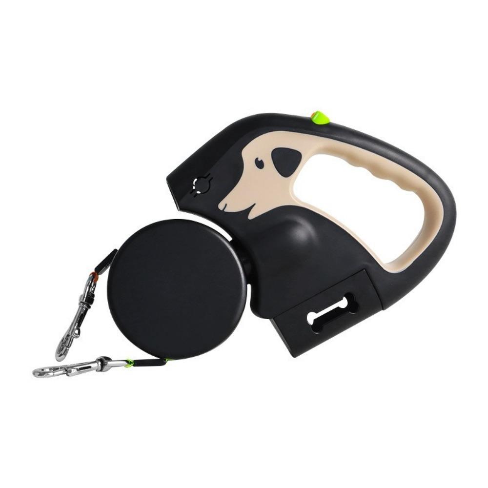 Reflective Dual Pet Leash No Mesyy Automatic Dog Walkies Lead  For Outdoor Walking