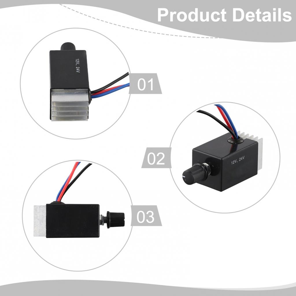 Regulador de velocidade DC Interruptor de velocidade eletrônico Controlador de velocidade do motor