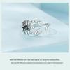 Yin Ziyun Retro Scorpion Open Ring: Unique 925 Sterling Silver Insect Bracelet