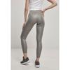 Legging femme Urban Classics imitation cuir (Grandes tailles) - gris foncé - 4XL