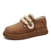 Cotton shoes women's new winter velvet warm thickened outer wear low-top casual women's shoes